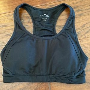 Athleta xs black sports bra
